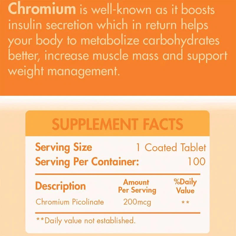 Organic Nation Chromium Picolinate - OX Muscle