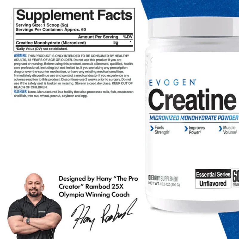 evogen creatine monohydrate micronized - OX Muscle