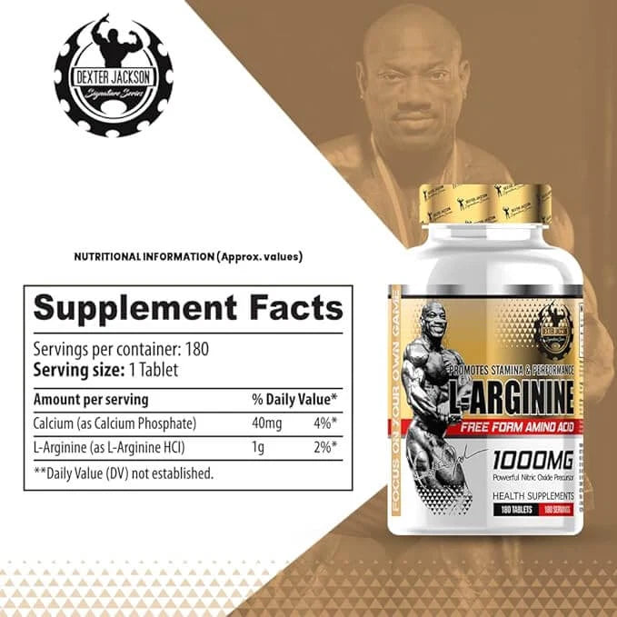 dexter jackson l-arginine 1000mg - OX Muscle