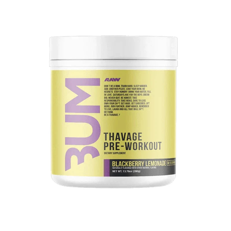 RAW CBUM THAVAGE Pre-Workout 30/15 servings - OX Muscle