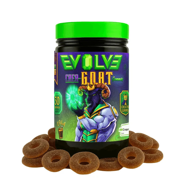 Evolve Creatine Gummies- Crea GOAT 30 Servings - OX Muscle