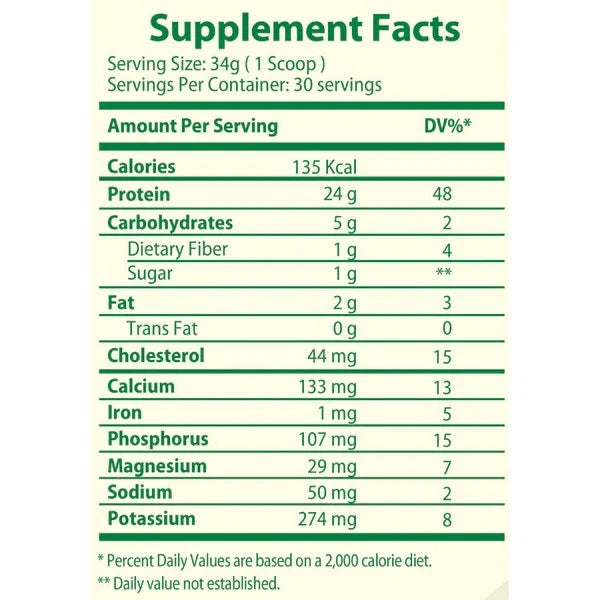 Organic Nation 100% Whey Protein 1020gm - 30 serv - OX Muscle