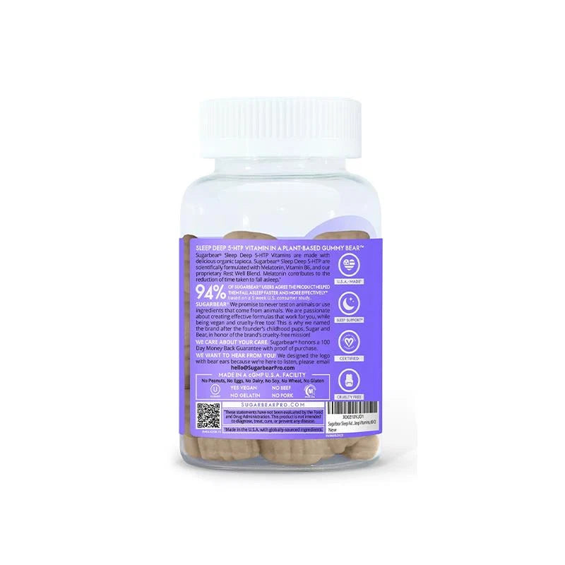 Sugar Bear Sleep Vitamins Vegan Gummies - OX Muscle