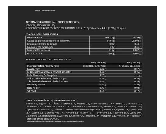 big man zero isolate whey - OX Muscle