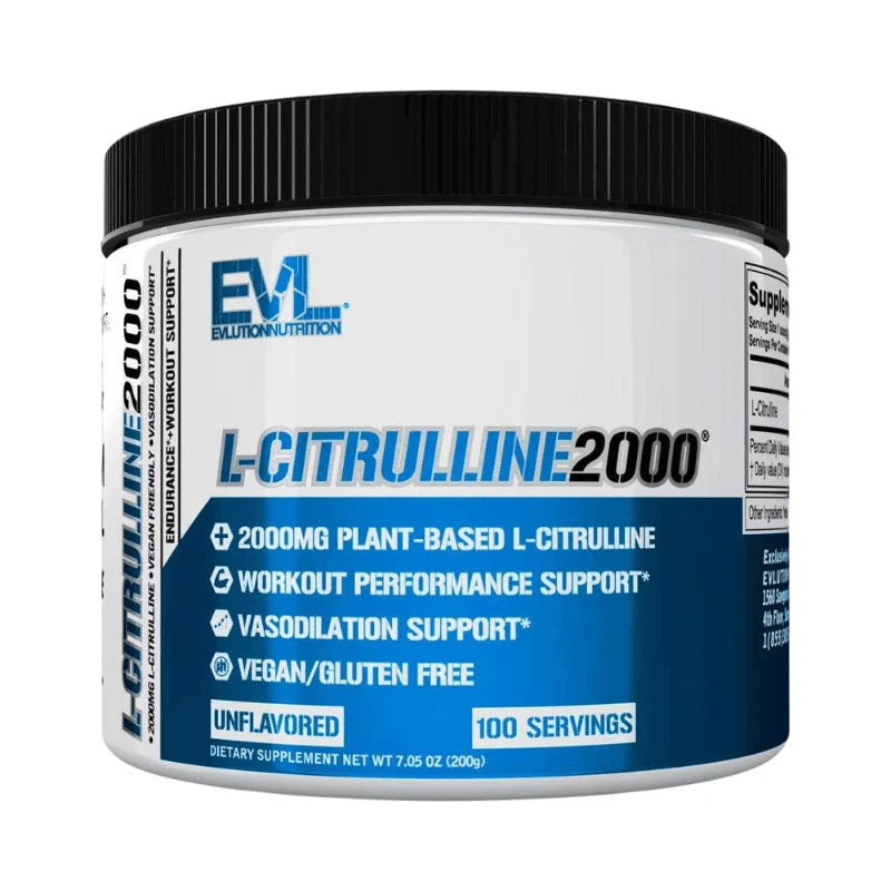 EVL Evolution Nutrition L-Citrulline 2000mg - OX Muscle