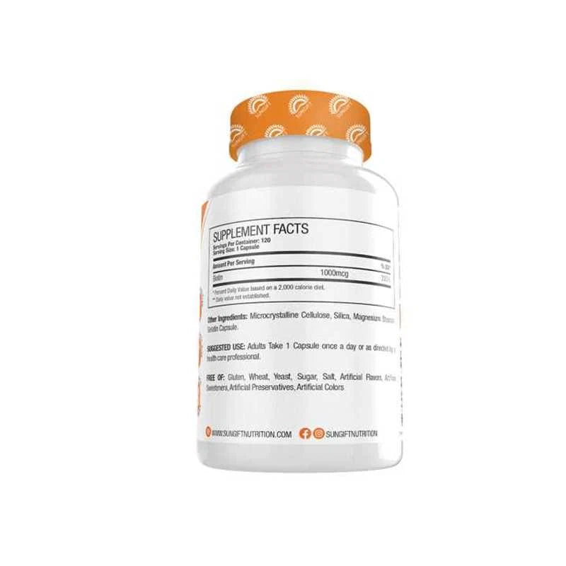 Sun Gift Biotin 10000 MCG - OX Muscle