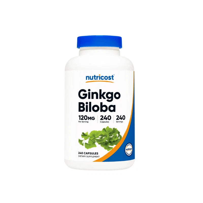 Nutricost Ginkgo Biloba 120mg - 240 capsules - OX Muscle