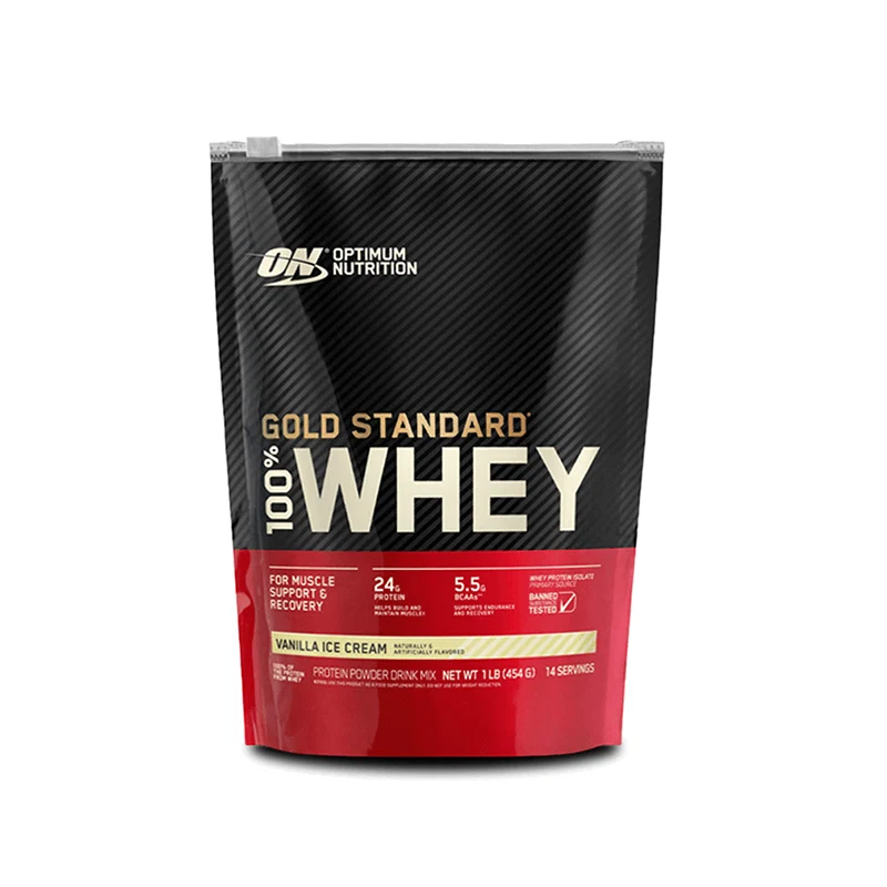 Optimum Nutrition Gold Standard 100% Whey -454 g - 14 servings - OX Muscle
