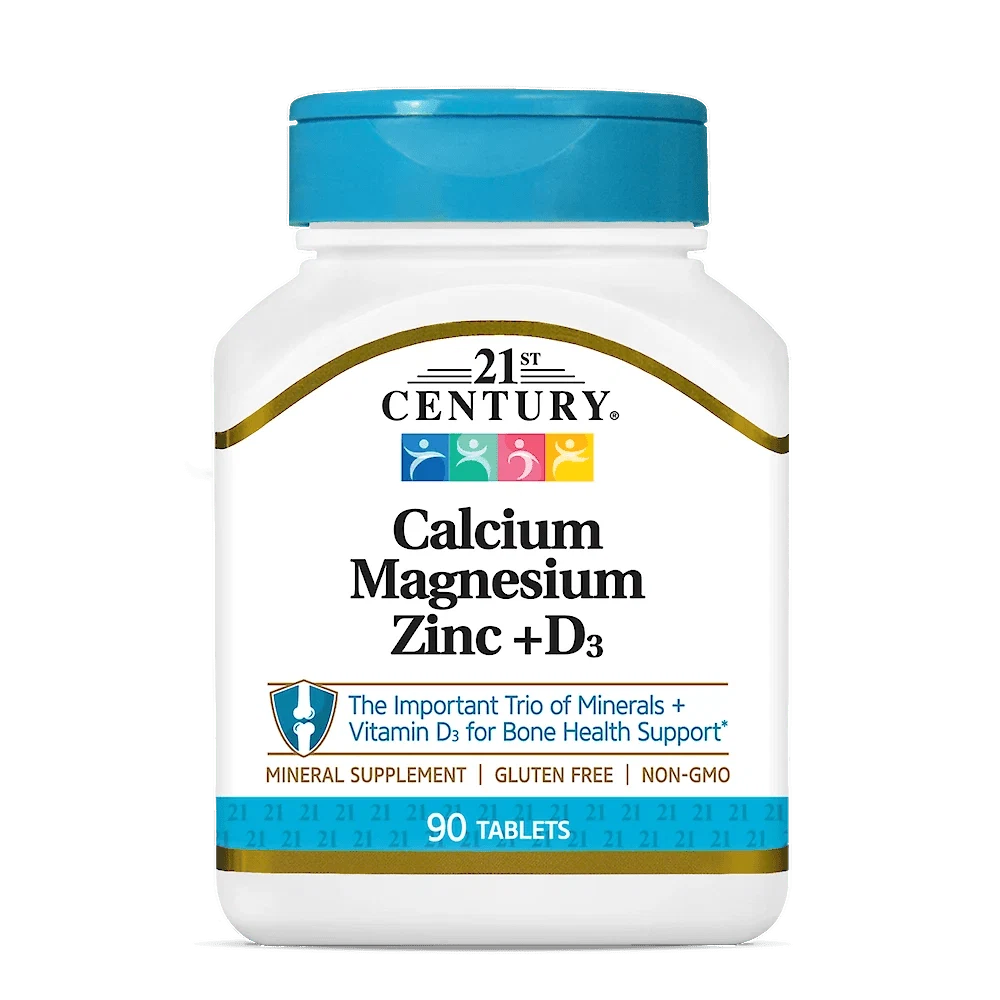21ST CENTURY® Calcium Magnesium Zinc + D3 - OX Muscle