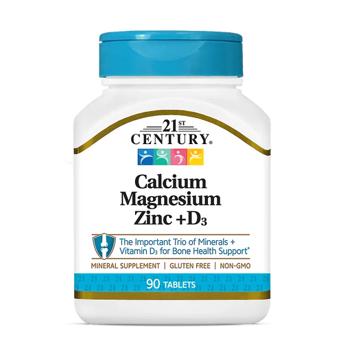 21ST CENTURY® Calcium Magnesium Zinc + D3 - OX Muscle