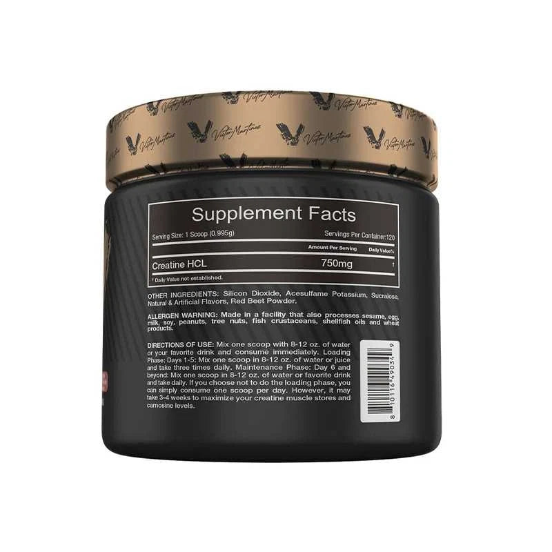 Victor Martinez Creatine HCL 120 Servings - OX Muscle