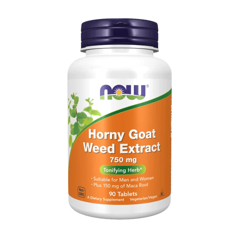 Now Foods Horny Goat Weed 90 Tablets - OX Muscle