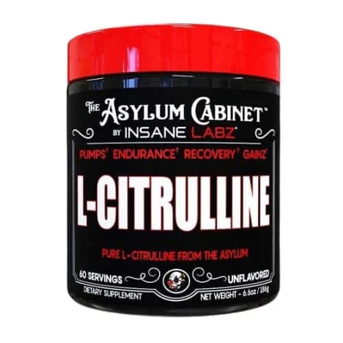 Insane Labz Asylum Cabinet L-Citrulline 60 servings - OX Muscle