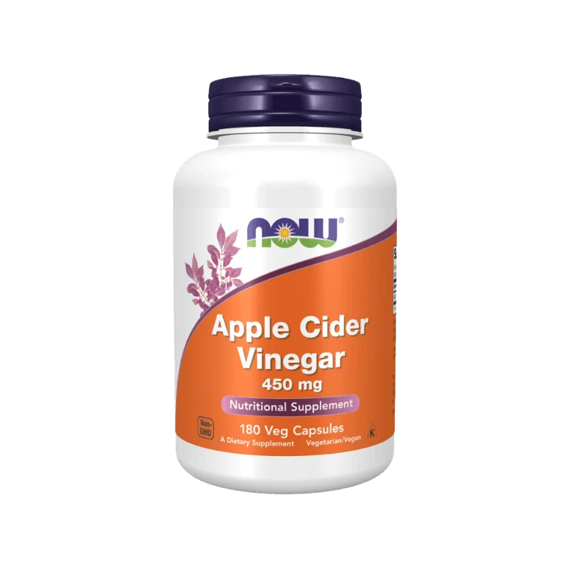 Now Foods Apple Cider Vinegar 450mg 180 Capsules - OX Muscle