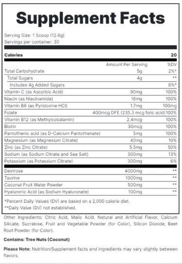 REDCON1 CANTEEN HYDRATION+ELECTROLYTES - OX Muscle