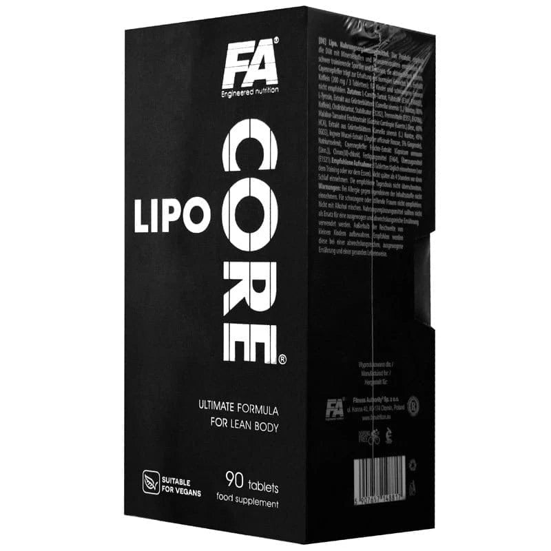 Fa Nutrition Lipo Core 90 tablets - OX Muscle