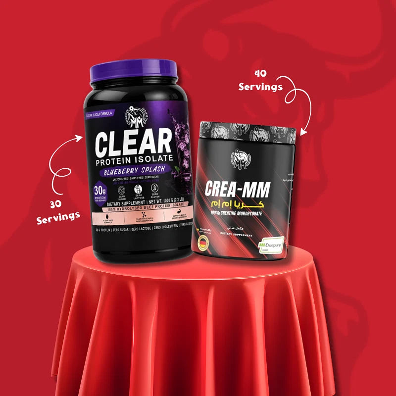 Dr. Mohamed Mahmoud ISO Clear 30 Servings & Creatine Crea Pure 40 Servings