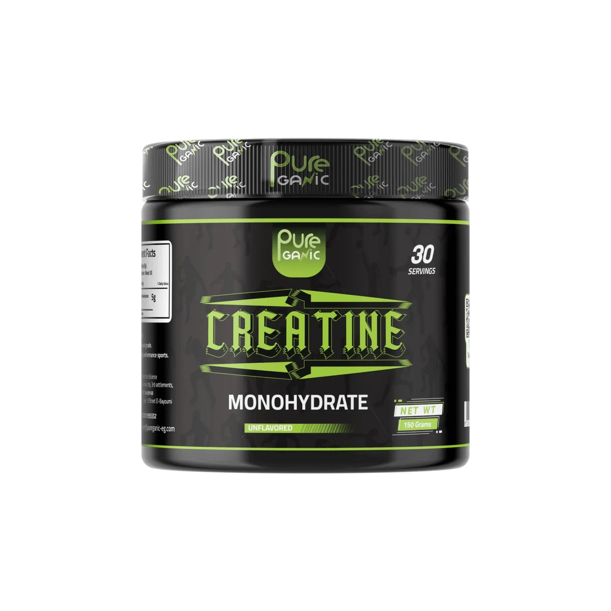 Pure Ganic Creatine 150gm - 30 serv - OX Muscle
