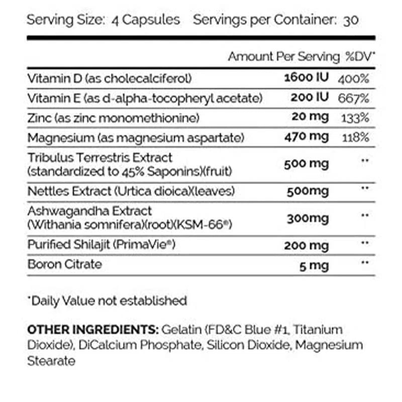 Enhanced Labs Blue OX Test Booster - OX Muscle