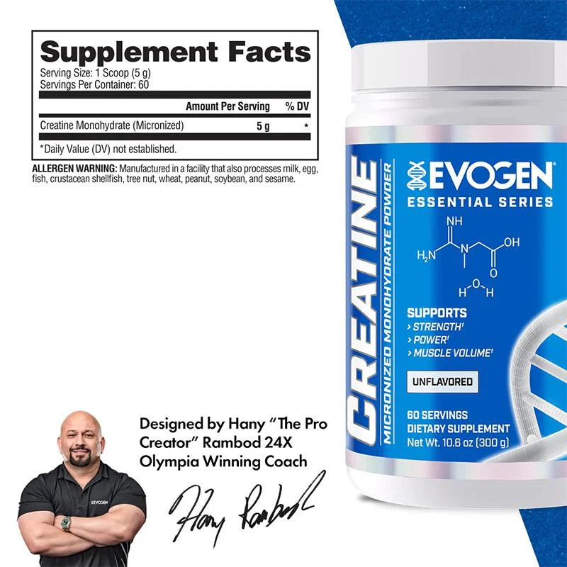 evogen creatine monohydrate micronized - OX Muscle