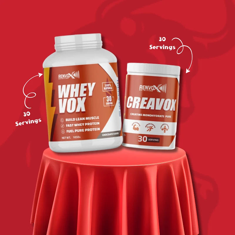 renvox whey protein 30 servings & creatine 30 servings
