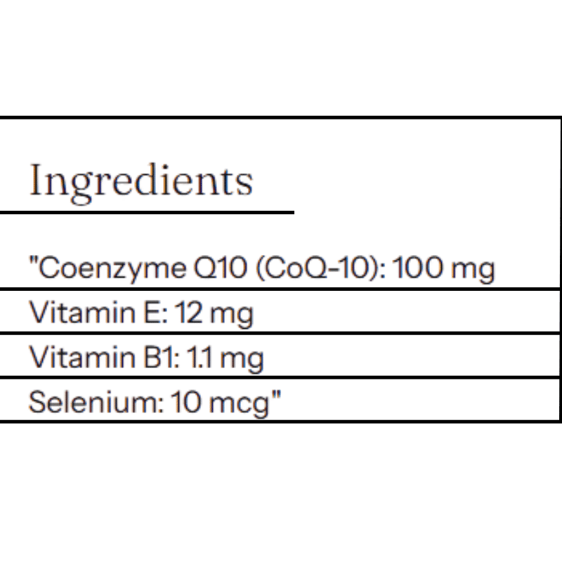 NutriVille CoQ10, 30 Capsules