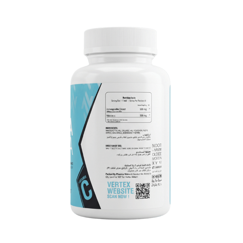 Vertex Nutrition Ashwagandha, 60 Tablets