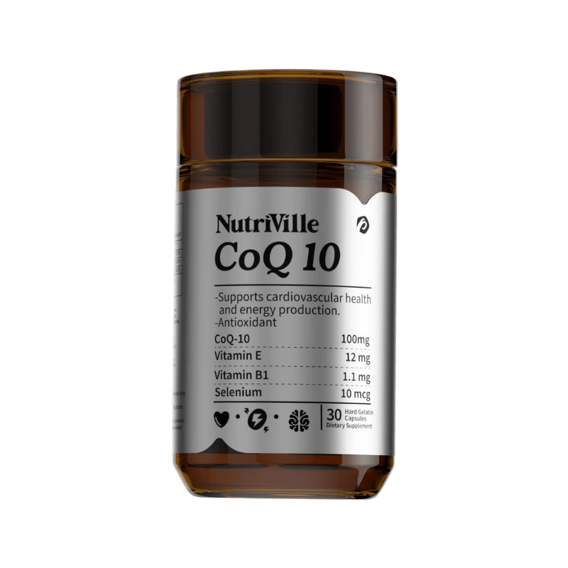 NutriVille CoQ10, 30 Capsules