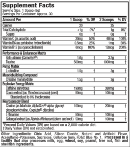 Muscle Tech  Vapor X5 Next Gen Pre-Workout - Image 2