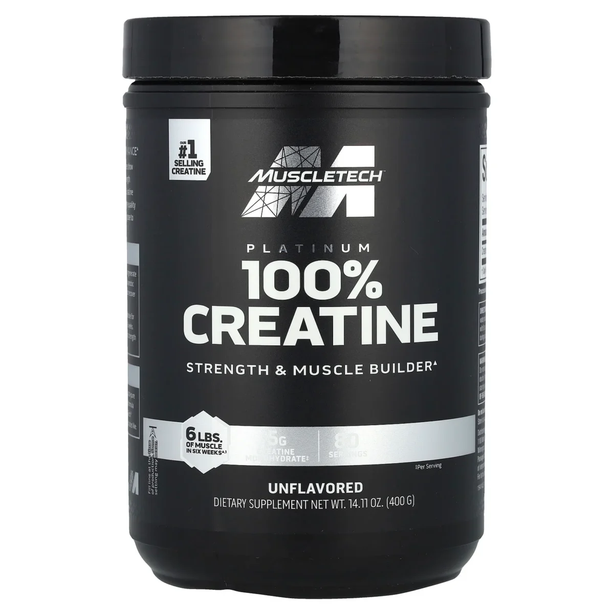 Muscle Tech Creatine Platinum 400gm - 80 servings - Image 1
