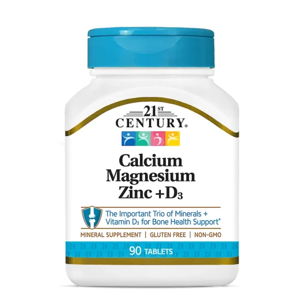21ST CENTURY® Calcium Magnesium Zinc + D3