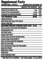 Cloma Pharma Black Spider 100 Capsules - 100 servings - Image 2