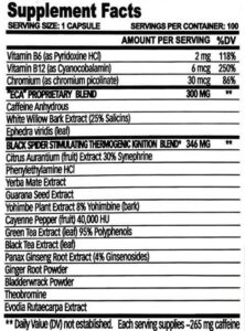 Cloma Pharma Black Spider 100 Capsules - 100 servings - Image 2