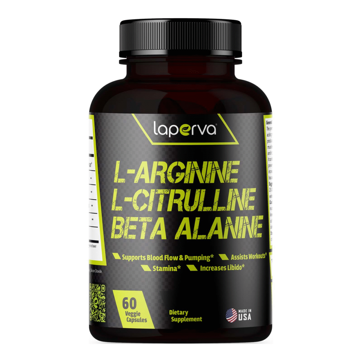 Laperva L- Arginine L-Citrulline Beta Alanine 60 cap 30 serving - Image 1