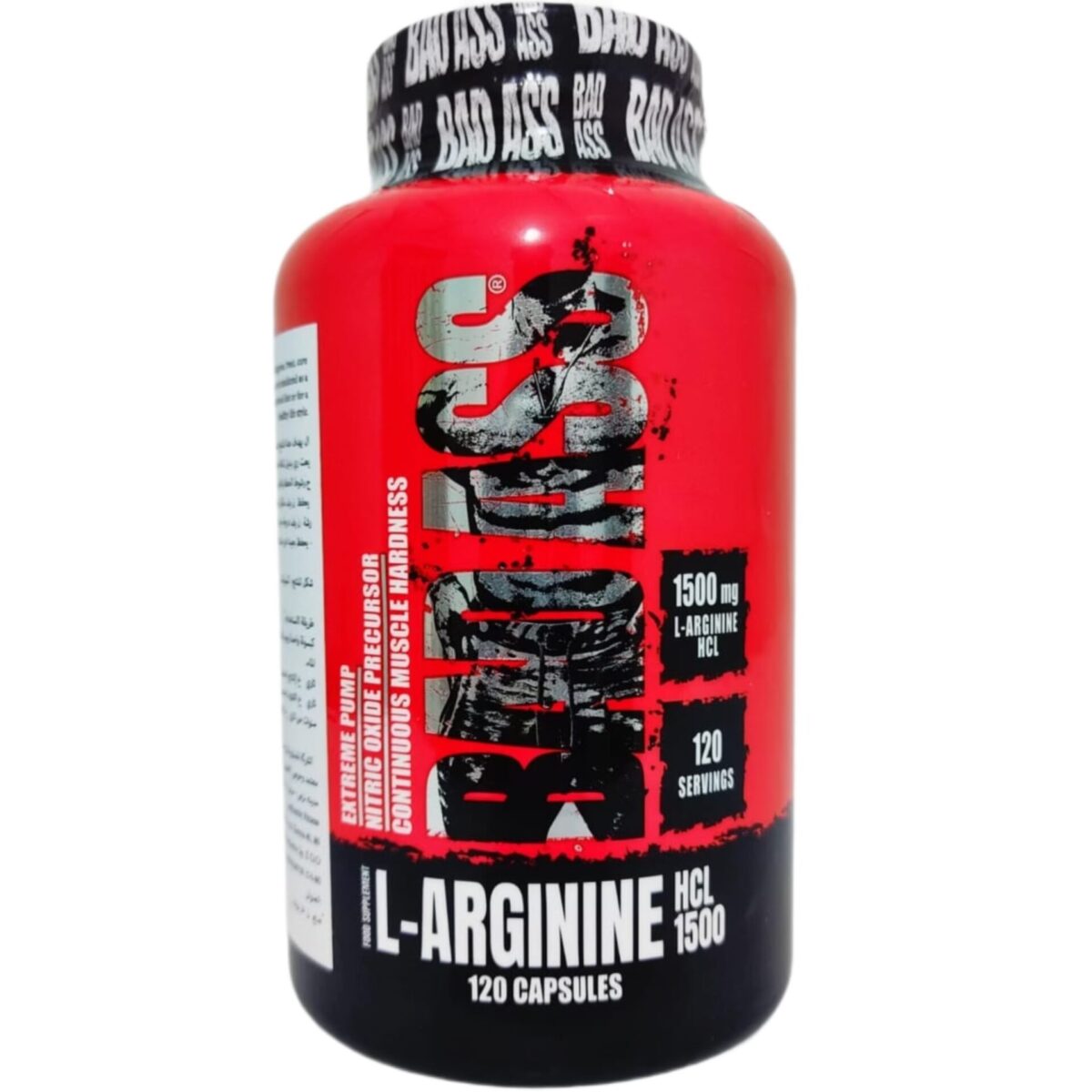 BAD ASS® L-Arginine 1500 mg 120 Capsules - Image 1