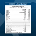 Applied Nutrition Hair , Skin & Nails 60 Caps 30 Servings - Image 2
