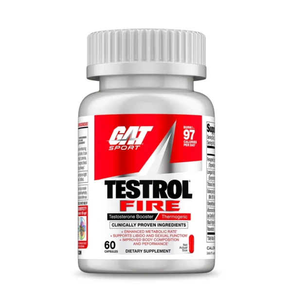 Gat Sport Testrol Fire 60 Caps 30 Servings