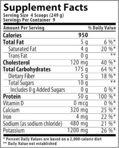 Nutrabolics Mass Fusion 5.44kg - 22 servings - Image 2