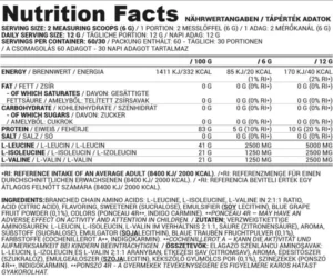 Nutriversum BCAA 2:1:1 360gm - Image 2