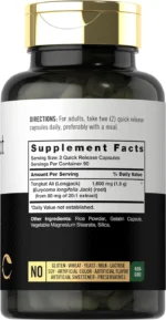 TONGKAT ALI CARLYLE 1600mg - 180 Capsules - Image 2