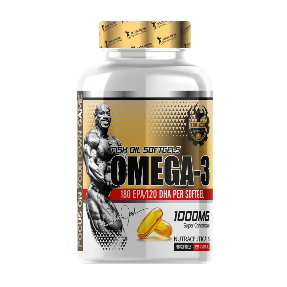 Dexter Jackson Omega 3 Gold 90 Softgels - Image 1