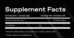 FIT LEGEND Creatine Monohydrate 300gm - 60 serv - Image 2