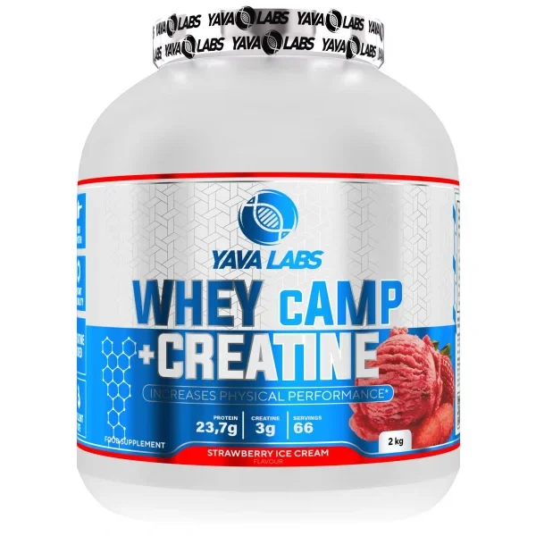 Yava Labs Whey cAMP +CREATINE 2kg - 66 serv