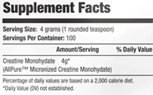Inner Armour Creatine Monohydrate 400gm - 100 serv - Image 2