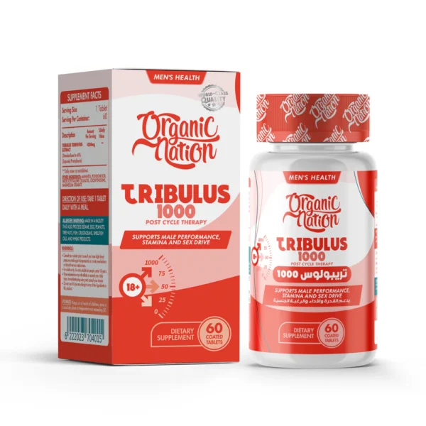 Organic Nation Tribulus 60 Tablets - 30 serv