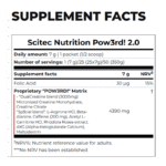 Scitec Nutrition Pow3rd! 2.0 Preworkout - Image 2