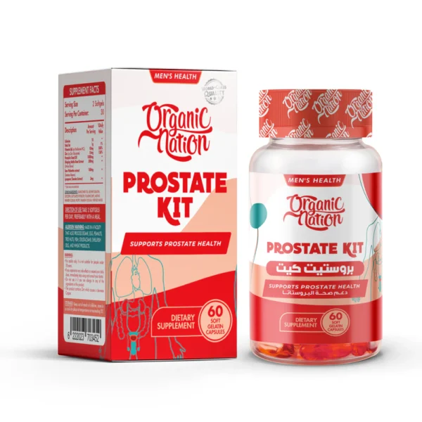 Organic Nation Prostate Kit 60 softgels - 30 serv
