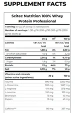 Scitec Nutrition 100% Whey Protein - 78 servings - Image 2