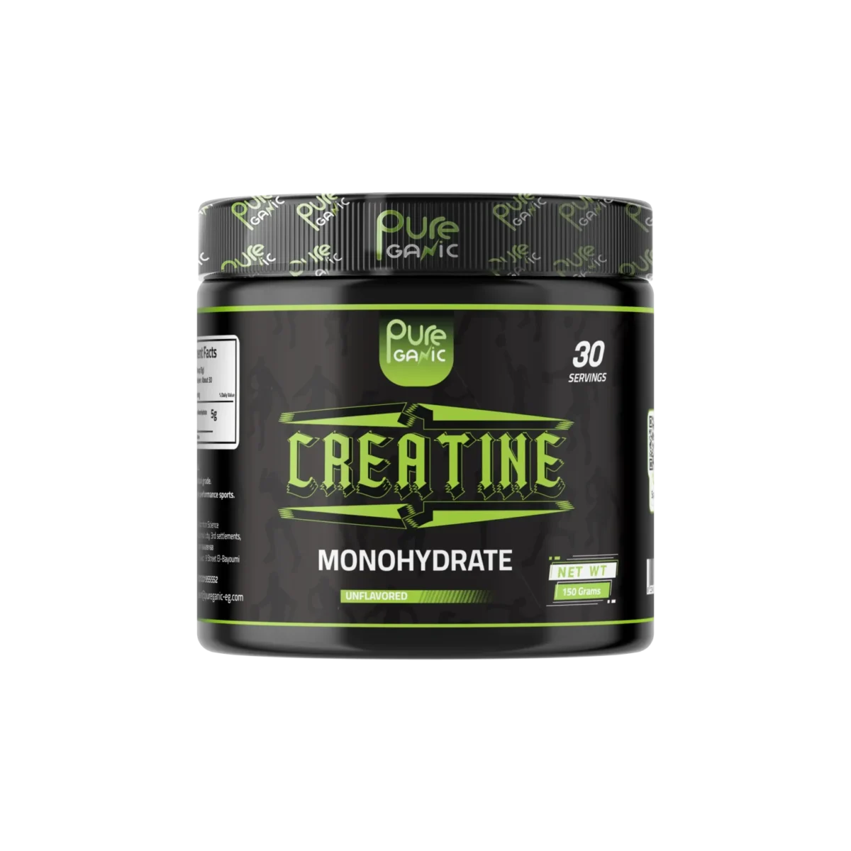 Pure Ganic Creatine 150gm - 30 serv - Image 1