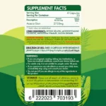 Organic nation Fibers Gum Acacia - 120 Capsules - 30 serv - Image 2